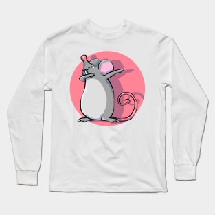 Funny Dabbing Dancing mouse Pet Long Sleeve T-Shirt